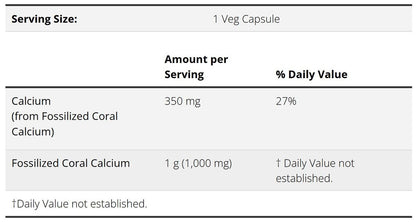 NOW Foods 珊瑚鈣 1000 毫克 - 100 粒素食膠囊 [香港行貨]