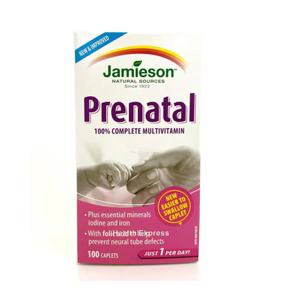 Jamieson - 孕婦多種維他命 (全新配方) 100 粒 (包裝隨機提供)[平行進口]