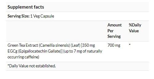 NOW Foods 極純EGCg 綠茶素 700mg 90粒 特強配方 [香港行貨]