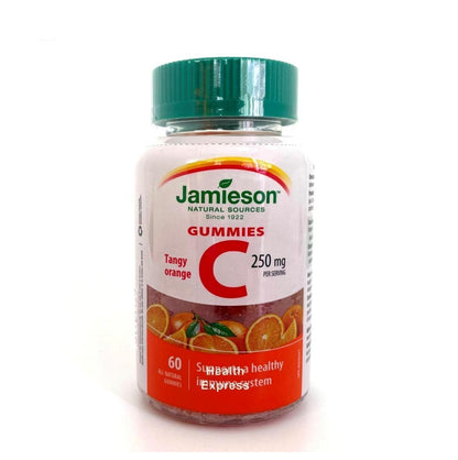 Jamieson 維他命 C 軟糖 - 香橙味 60 粒軟糖  (包裝隨機提供) [平行進口]