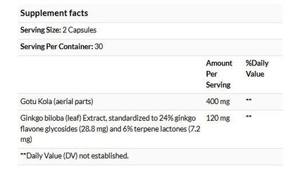 Nature's Way 優質提取物 銀杏 60 粒全素膠囊 #61600 [原裝平行進口]