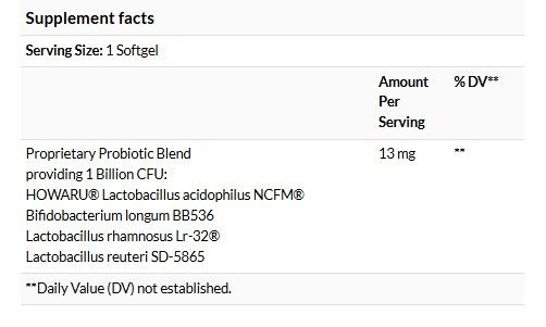 Nature's Way Primadophilus Reuteri 益生菌 10 億菌種 30 粒軟膠囊 #15752 [原裝平行進口]