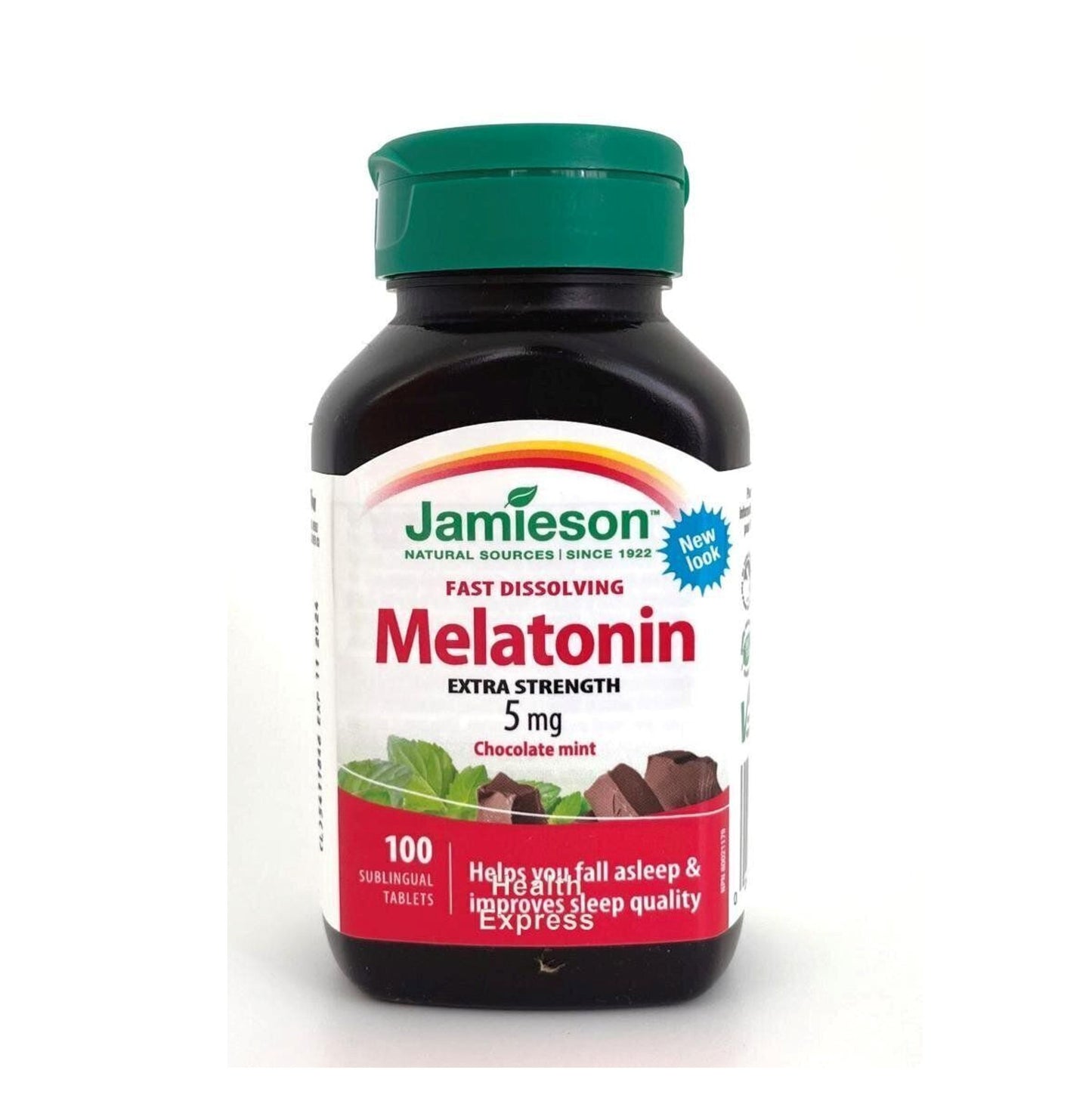 Jamieson 特強甜睡褪黑素 (5 毫克) 快速溶解 100 粒(新舊包裝隨機提供)[平行進口]