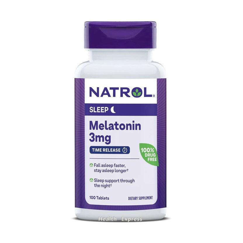 NATROL 長效甜睡褪黑素 3 毫克 100 片