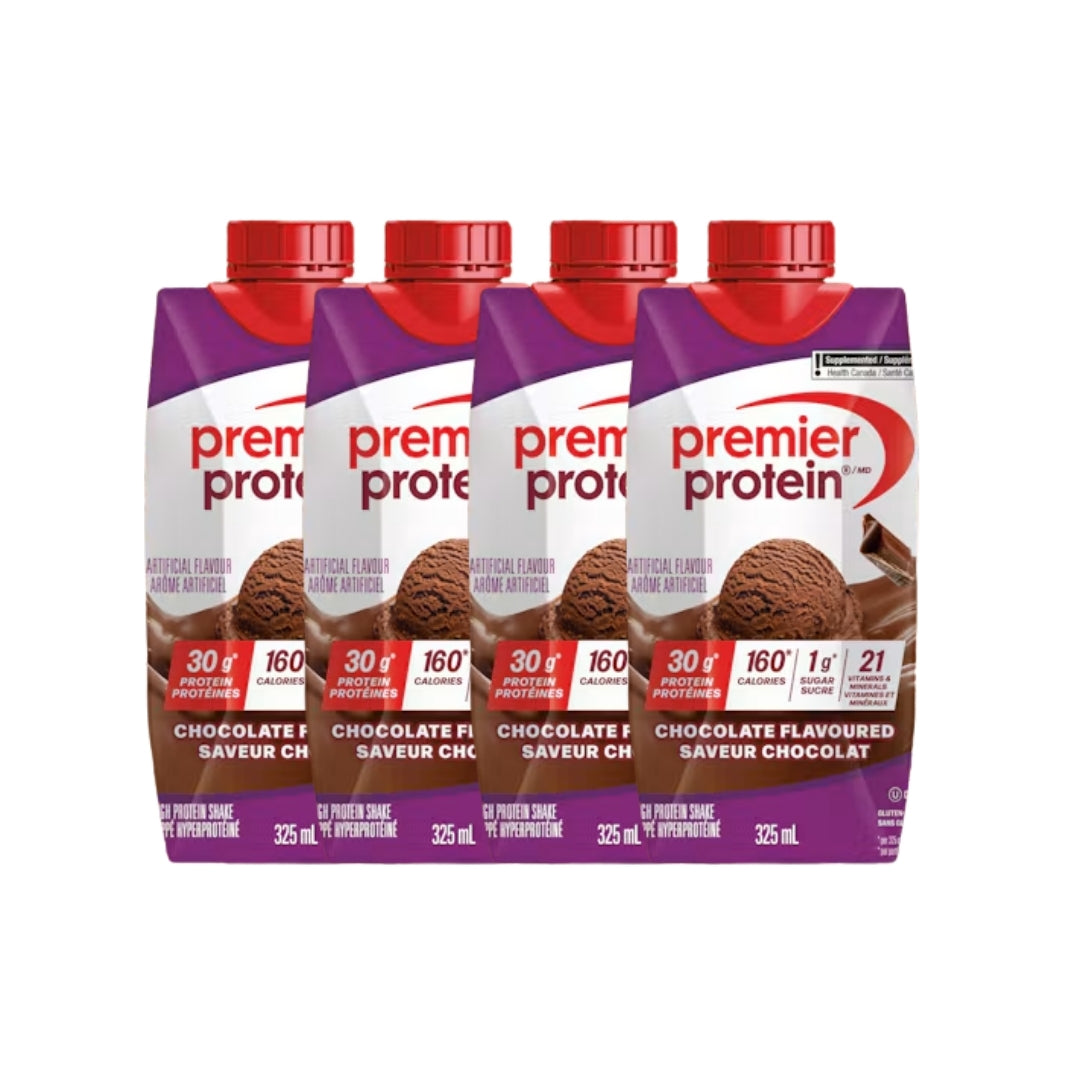 Premier Protein-4樽高蛋白質奶昔 朱古力味 325毫升 [平行進口]