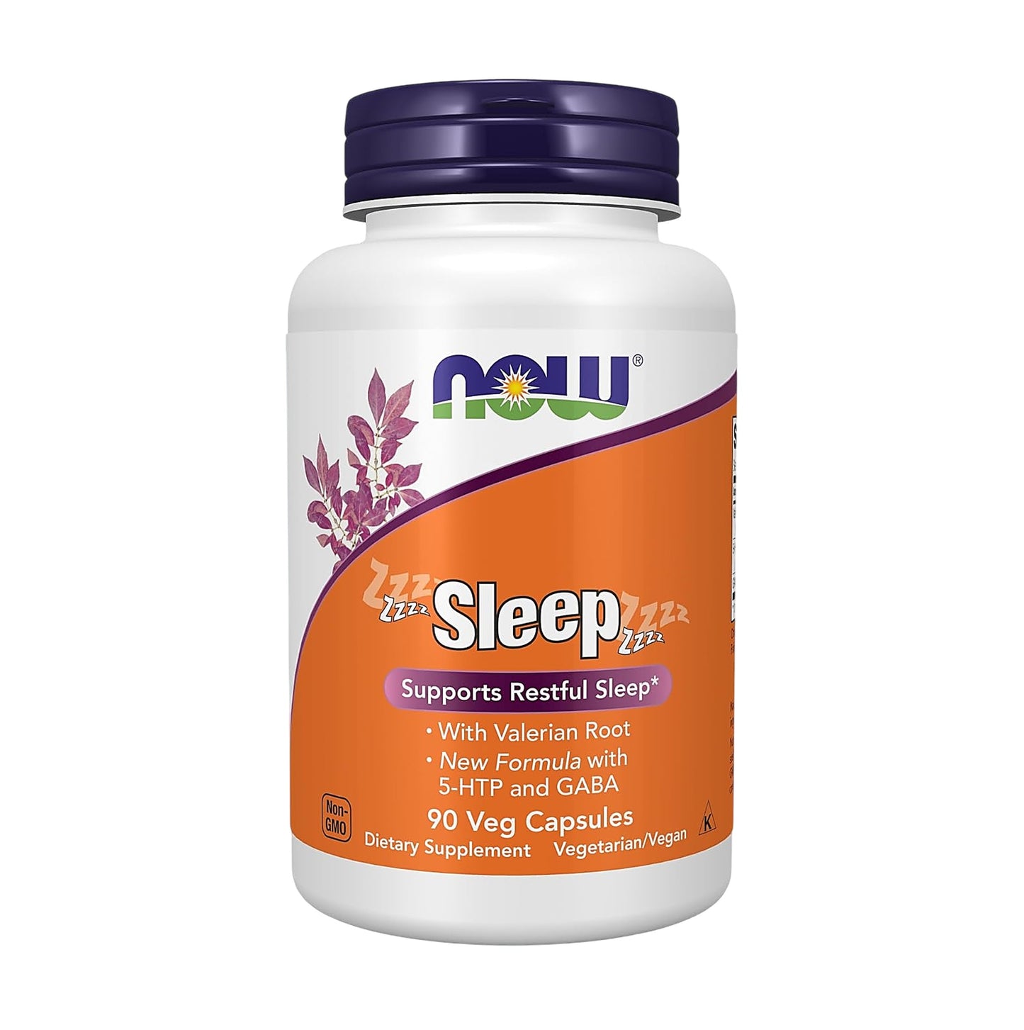 NOW Foods 睡眠 植物性睡眠混合配方 90 粒素食膠囊 (包裝隨機提供)－產品圖片 3