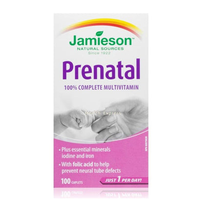 Jamieson - 孕婦多種維他命 (全新配方) 100 粒 (包裝隨機提供)[平行進口]