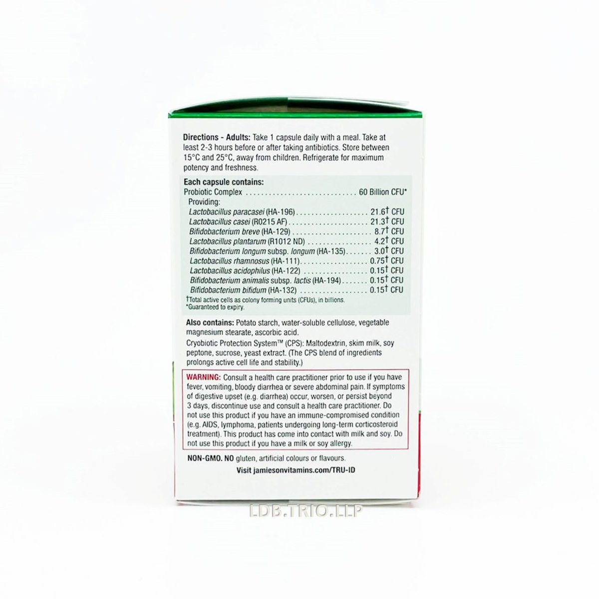 Jamieson 特強高效純天然益生菌 600 億 24 粒 (包裝隨機提供)[平行進口]