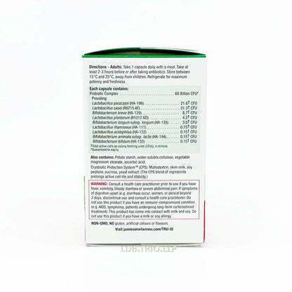 Jamieson 特強高效純天然益生菌 600 億 24 粒 (包裝隨機提供)[平行進口]