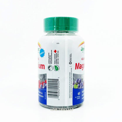 Jamieson 筋骨康健鎂軟糖 - 小红莓葡萄味 60 粒 (包裝隨機提供)[平行進口]