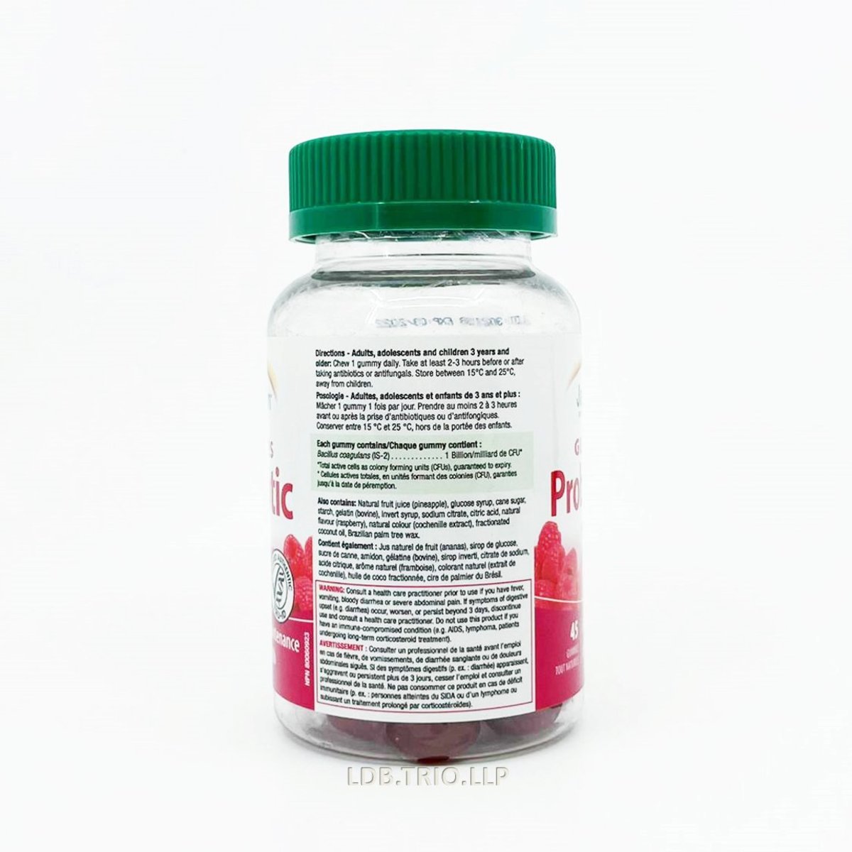 Jamieson 特強天然益生菌軟糖 (漿果味) 45 粒 (包裝隨機提供)[平行進口]