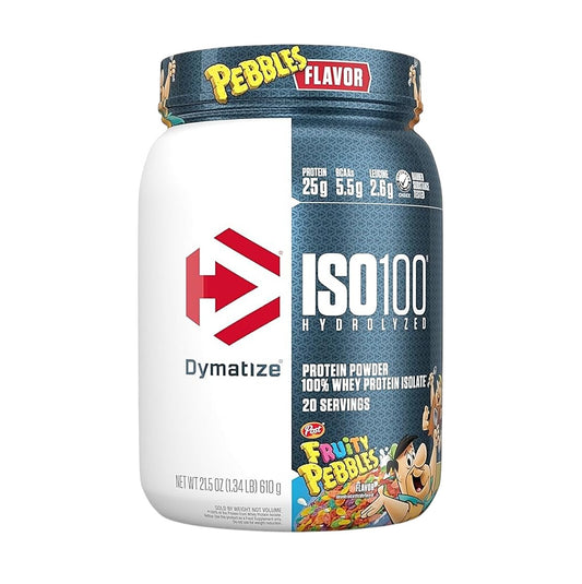 Dymatize x Dunkin ISO100 水解100%分離乳清蛋白粉 水果麥片味 1.34 磅 ( 610 克)