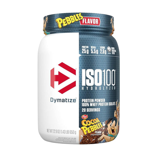 Dymatize x Dunkin ISO100 水解100%分離乳清蛋白粉 可可麥片味 1.43 磅 ( 650 克)