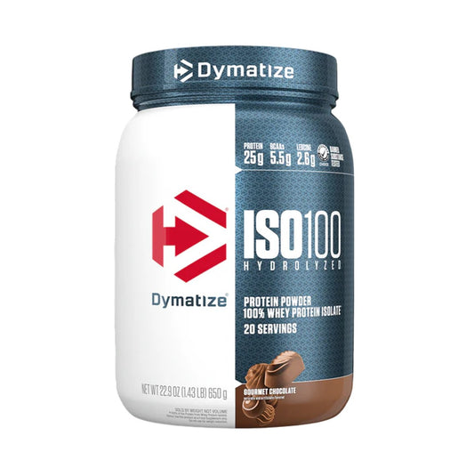 Dymatize x Dunkin ISO100 水解100%分離乳清蛋白粉 美味巧克力味 1.43 磅 ( 650 克)