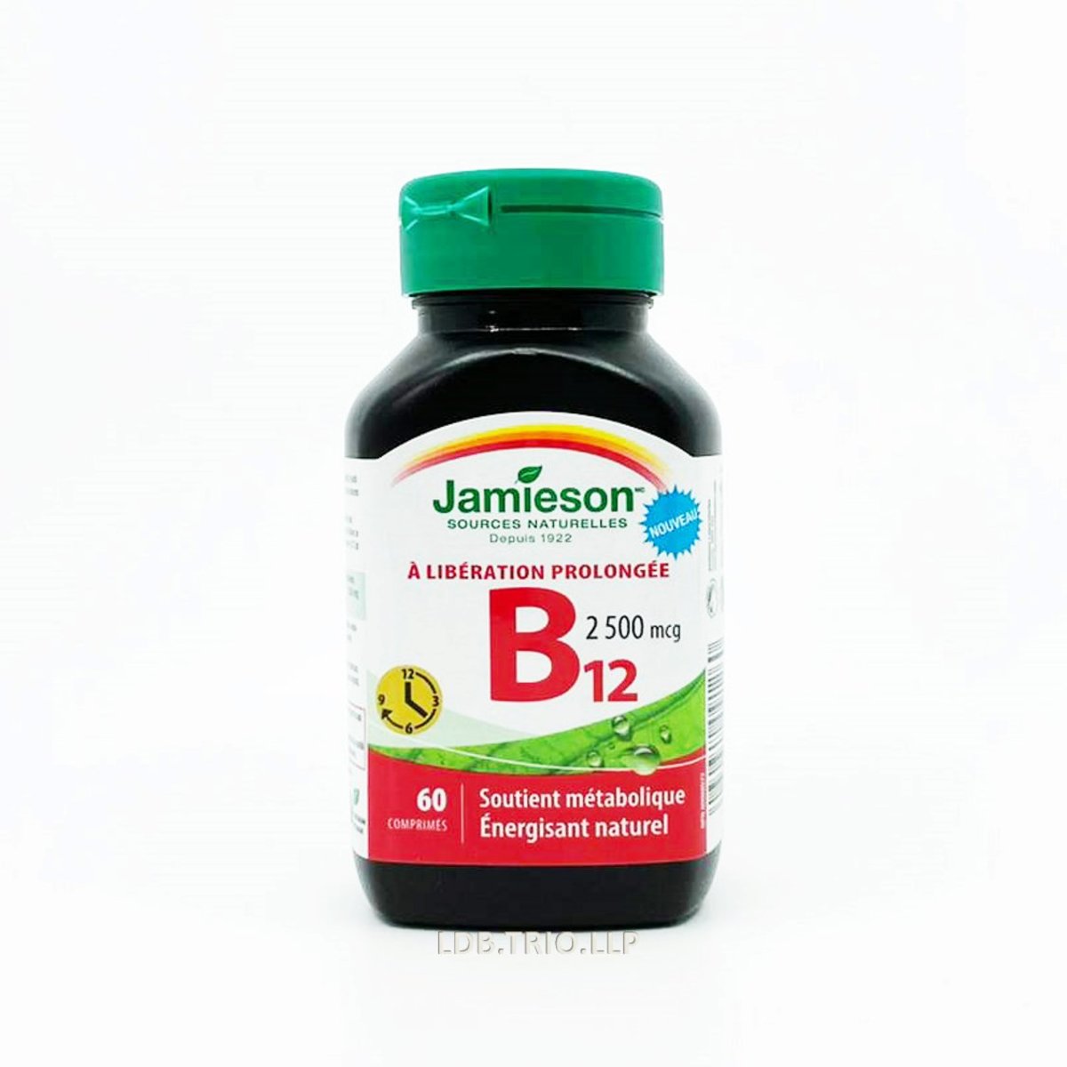 Jamieson 特強長效維他命 B 12 (2500 微克) 60 粒 [平行進口]