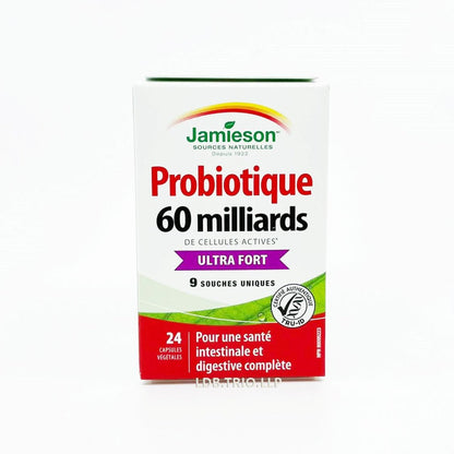 Jamieson 特強高效純天然益生菌 600 億 24 粒 (包裝隨機提供)[平行進口]