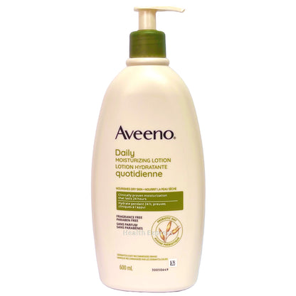 Aveeno 活力天然日常保濕潤膚乳 600 毫升 (新舊包裝隨機提供)
