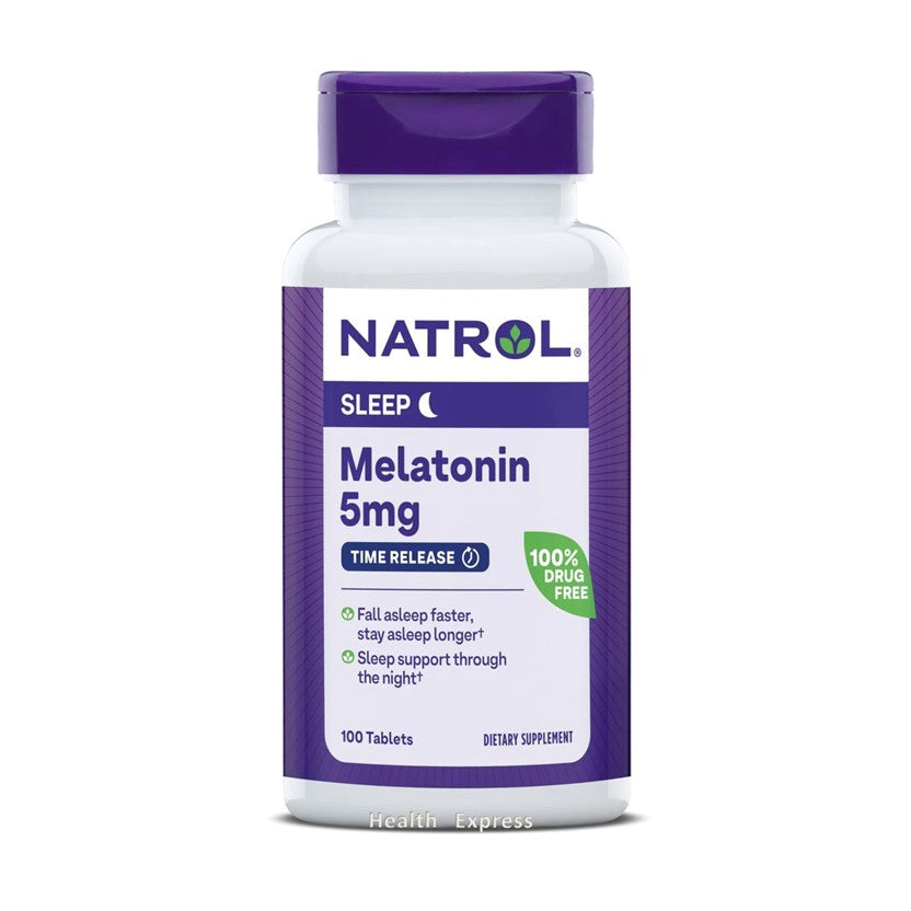 NATROL 長效甜睡褪黑素 5 毫克 100 粒