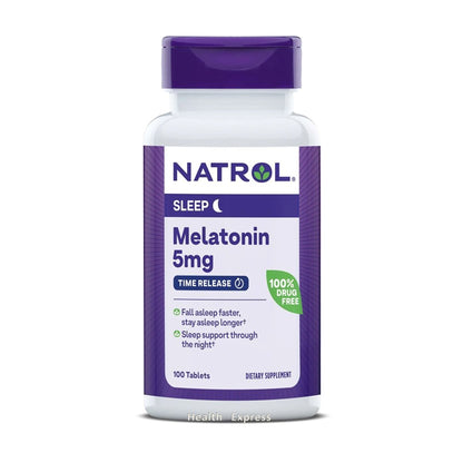 NATROL 長效甜睡褪黑素 5 毫克 100 粒