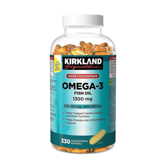 Kirkland Signature 超濃縮 Omega-3 1300 毫克 330粒腸溶軟膠囊