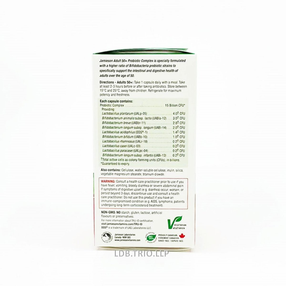 Jamieson 成人 50+ 純天然益生菌 特強配方 30 粒  [平行進口]