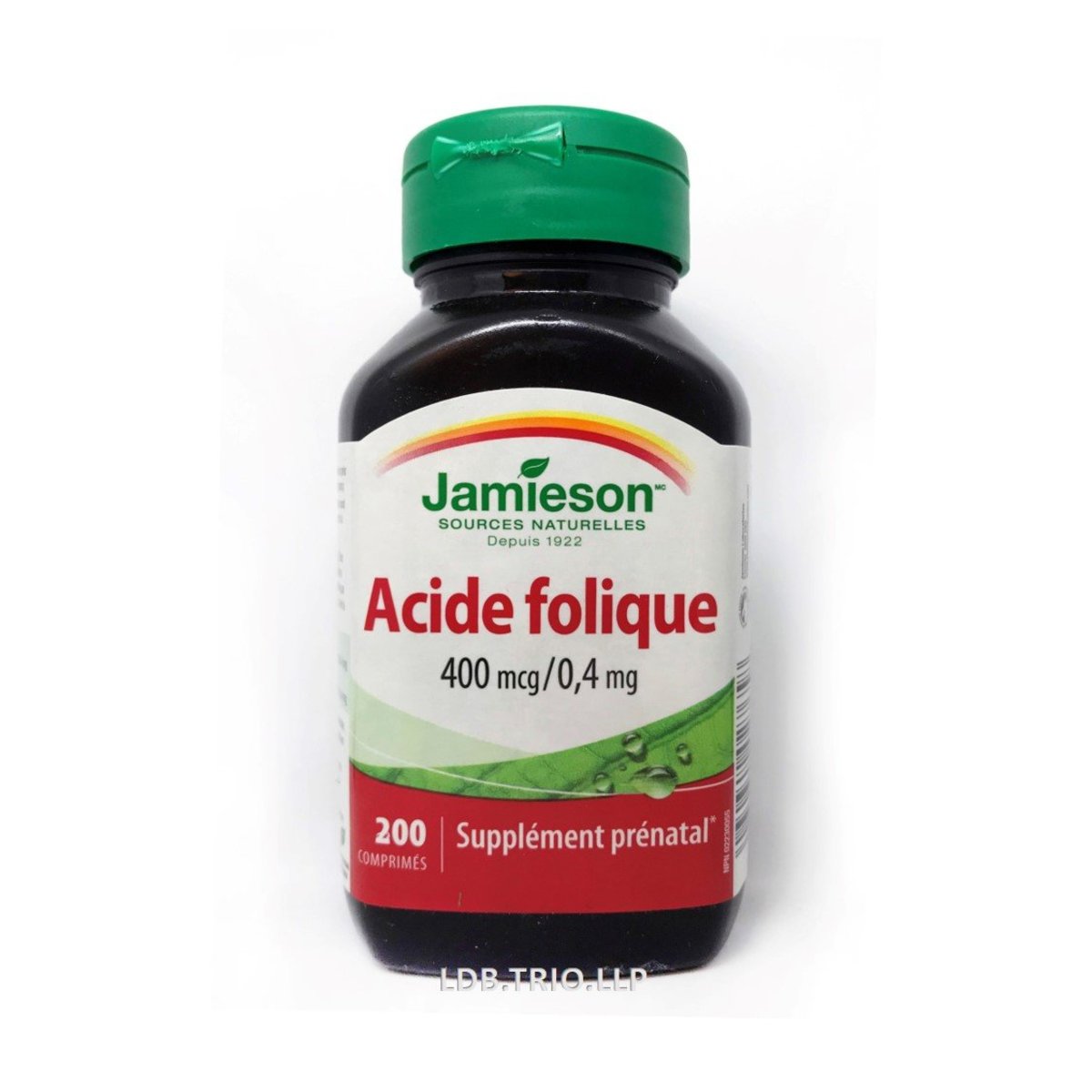 Jamieson - 葉酸 (400 微克 / 0.4 毫克) 200 粒 [平行進口]