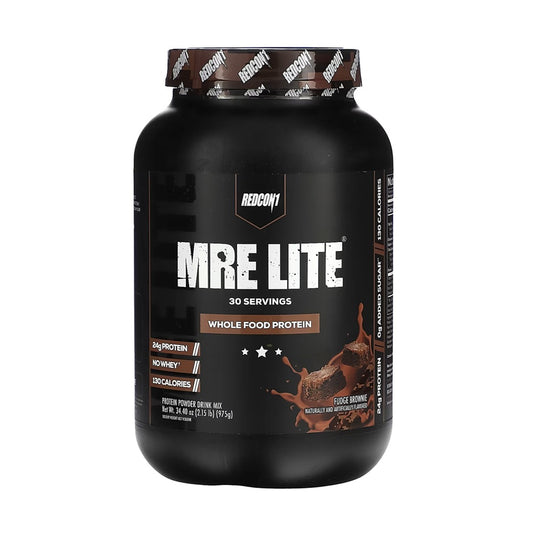 Redcon1 MRE Lite 全食物蛋白粉代餐 軟心布朗尼味 2.15 磅 ( 975 克)
