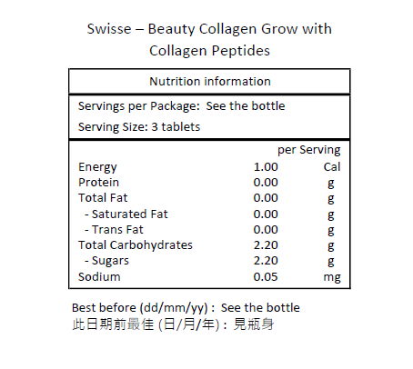 Swisse Beauty 煥肌亮膚 膠原蛋白 120 粒 [平行進口]