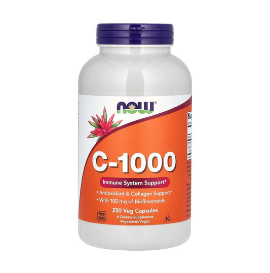 NOW Foods 維他命 C-1000 250 粒素食膠囊