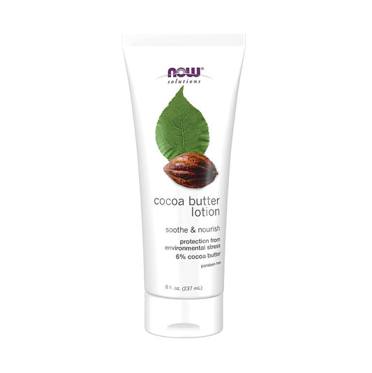 NOW Foods Solutions 6% 可可脂乳液 8盎司 237 毫升 [香港行貨]