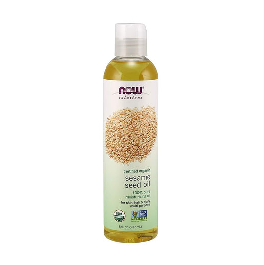 NOW Foods Solutions 有機芝麻油 8 盎司 237 毫升 [香港行貨]