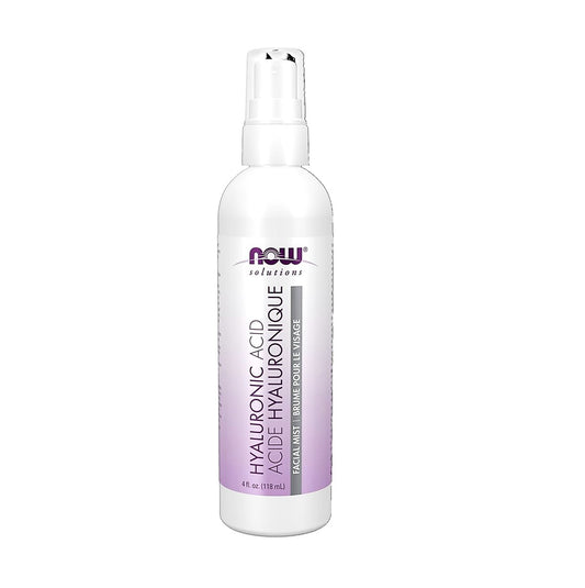 NOW Foods Solutions 透明質酸保濕臉部噴霧 4 盎司 118 毫升 [香港行貨]
