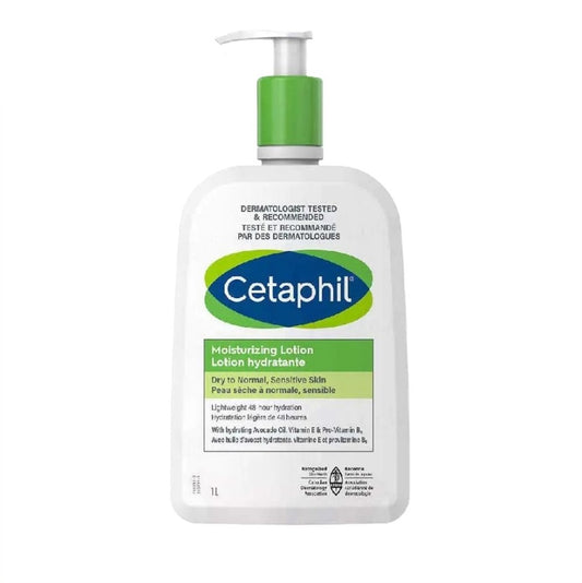 Cetaphil - 保濕乳液 (乾性至中性、敏感肌膚) 1000毫升/1公升