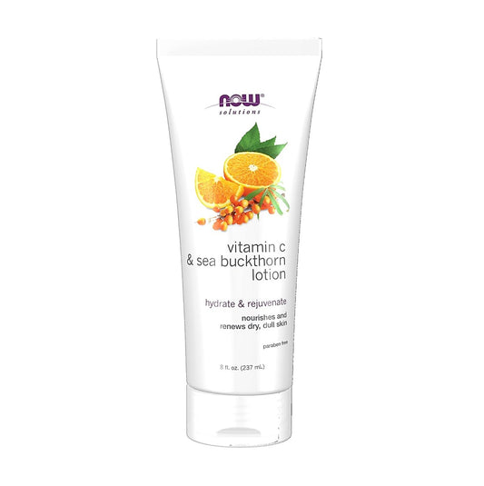 NOW Foods Solutions 維他命 C 和沙棘乳液 8 盎司 237 毫升 [香港行貨]