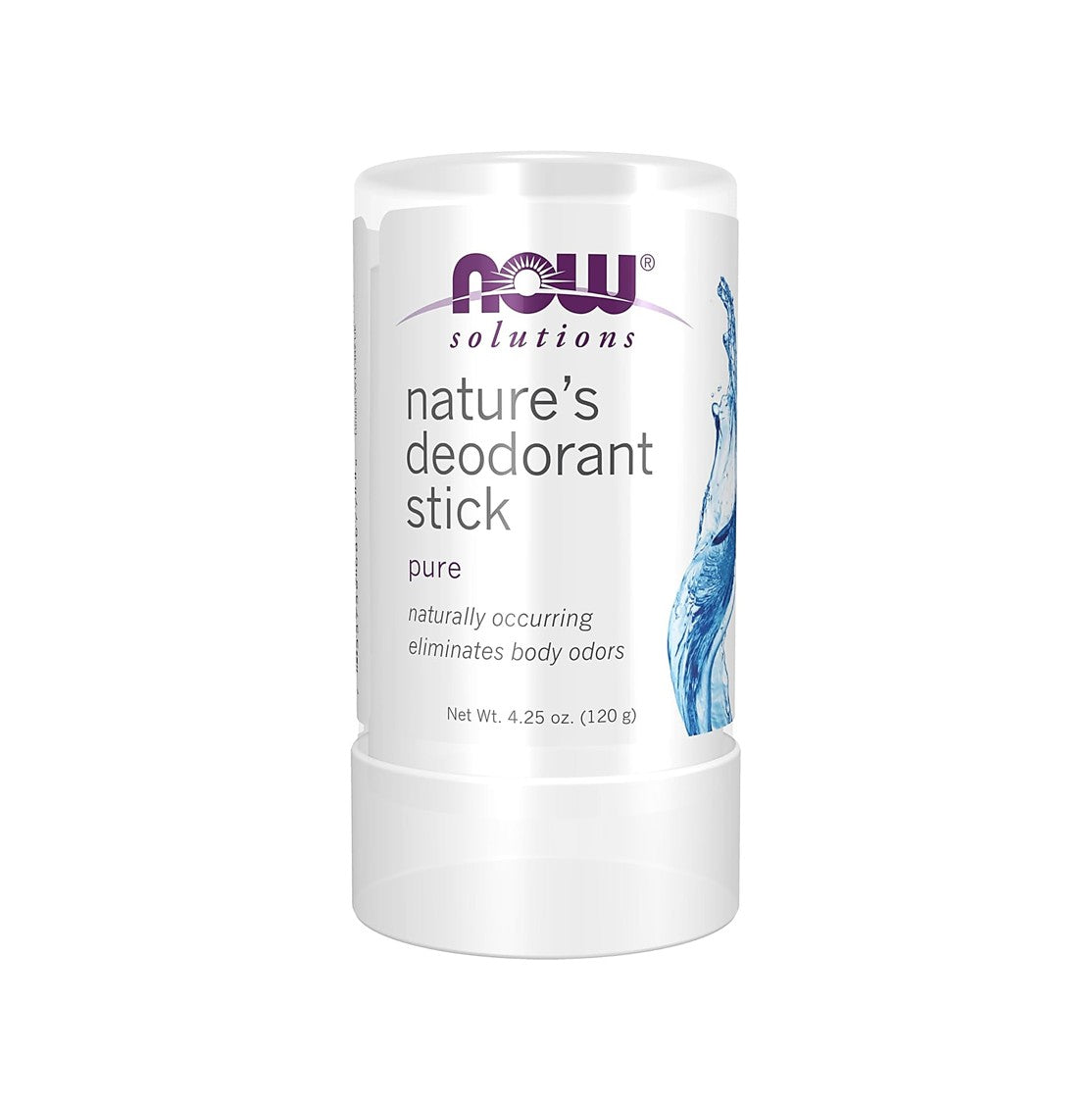NOW Foods Solutions 自然止汗棒 4.25 盎司 120 克 [香港行貨]