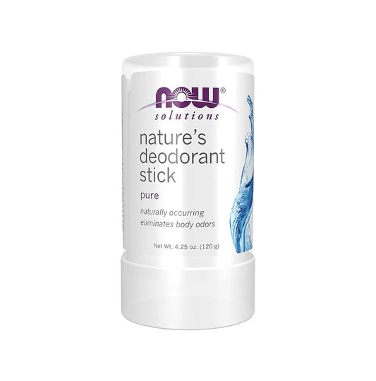 NOW Foods Solutions 自然止汗棒 4.25 盎司 120 克 [香港行貨]