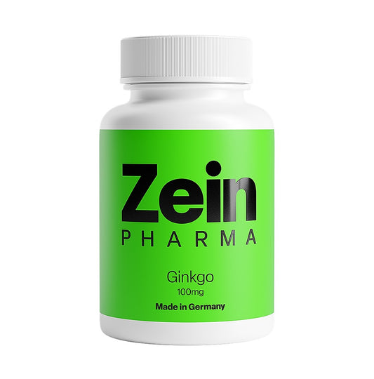 Zein Pharma Ginkgo Biloba Brain Supplement 100 mg 120 Capsules (Imported from Germany) [Genuine Product]