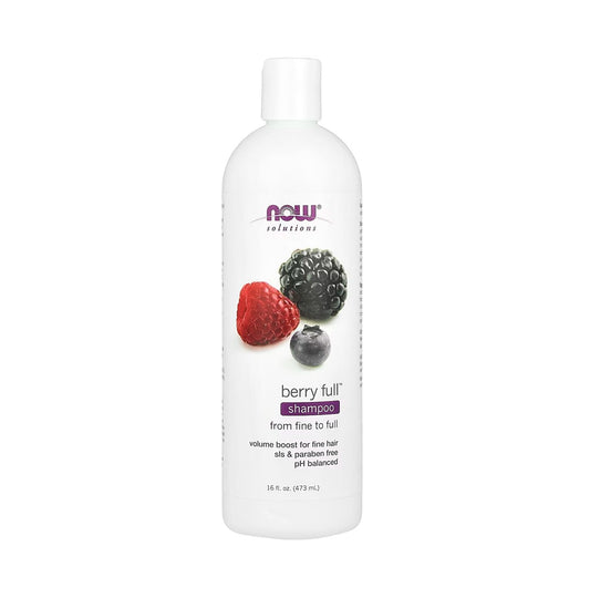 NOW Foods Solutions莓果豐盈洗髮水 16 盎司 473 毫升 [香港行貨]