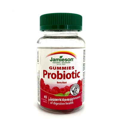 Jamieson 特強天然益生菌軟糖 (漿果味) 45 粒 (包裝隨機提供)[平行進口]
