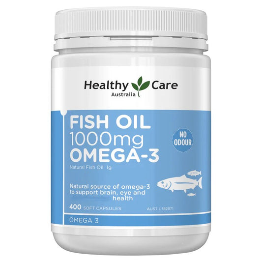 Healthy Care 魚油Omega-3 無腥味 1000 毫克 400粒軟膠囊