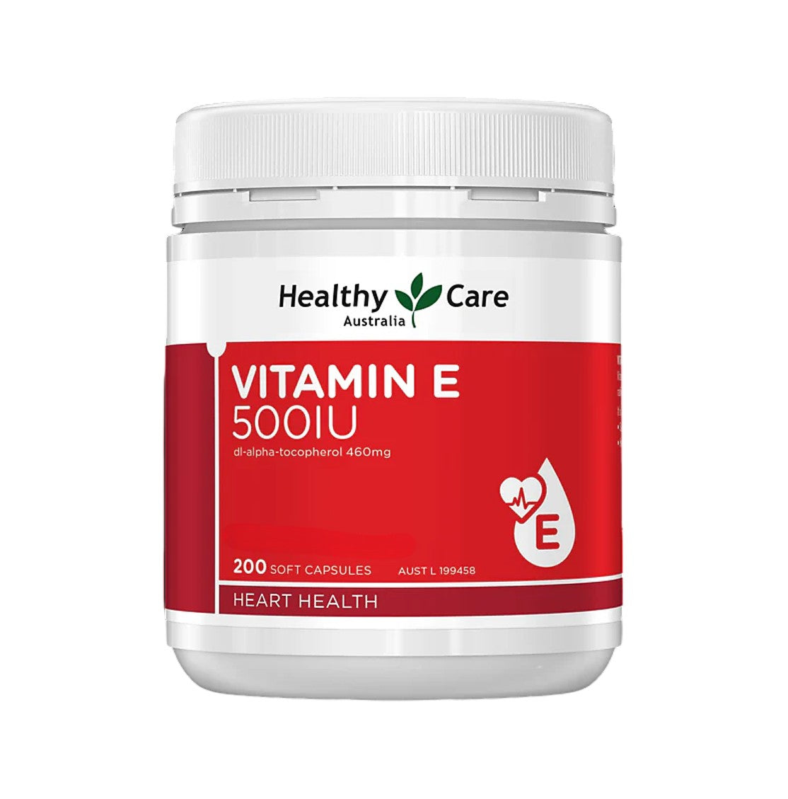 Healthy Care 維生素E 500IU 200粒軟膠囊 [平行進口]