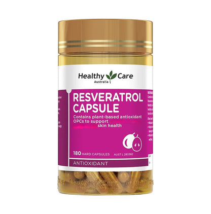 Healthy Care 白藜蘆醇 180粒硬膠囊 [平行進口]