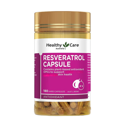 Healthy Care 白藜蘆醇 180粒硬膠囊