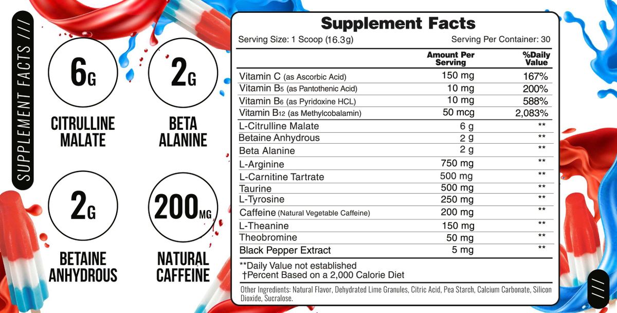 EC SPORTS OPTIFORCE PRE WORKOUT - 鍛鍊能量粉(火箭雪條味489g) (Earth's Creation) 美國製造 [平行進口]