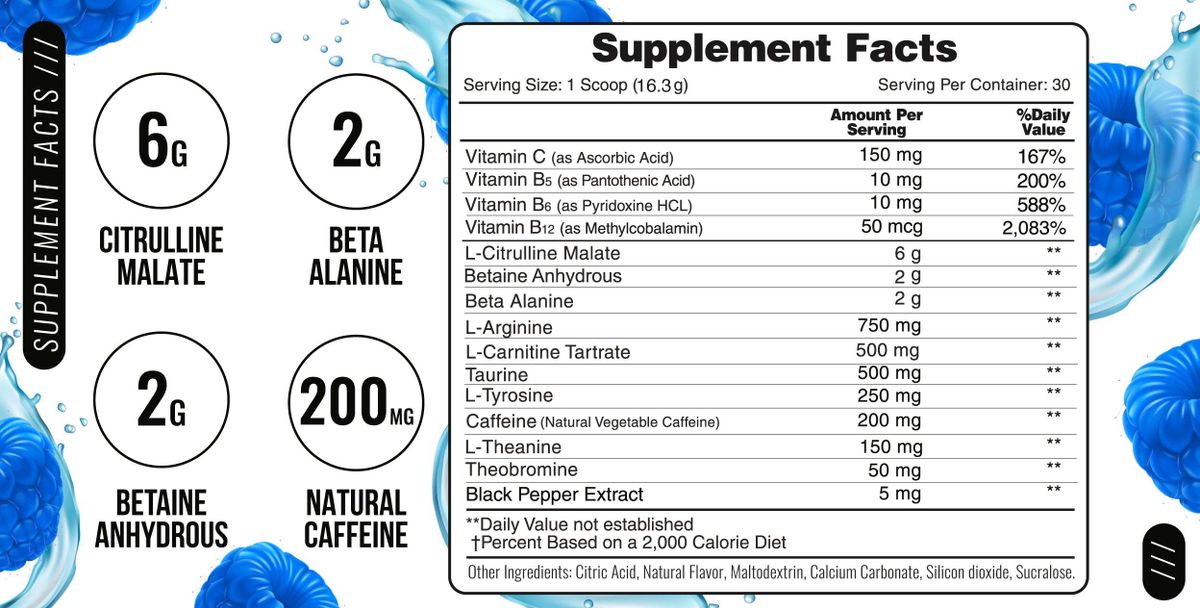 EC SPORTS OPTIFORCE PRE WORKOUT- 鍛鍊能量粉(藍莓味498g) (Earth's Creation) 美國製造 [平行進口]