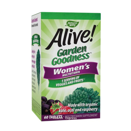 Alive! Garden Goodness Women's Multivitamin, 60 Tablets [Original Parallel Import] #12111
