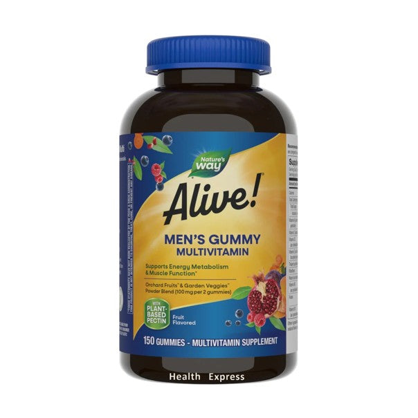 Alive! Men's Multivitamin Gummies, 150 Gummies [Original Parallel Import] #14066
