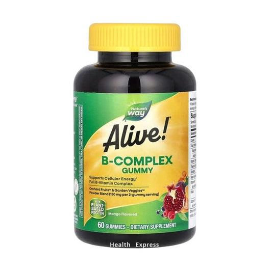 Alive! Vitamin B-Complex Gummies Mango Flavor, 60 Gummies [Original Parallel Import] #10483
