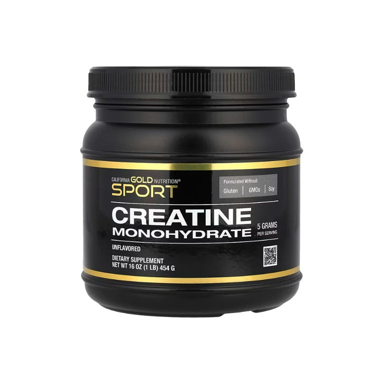 CALIFORNIA GOLD NUTRITION SPORT Creatine Monohydrate 16 oz (1 LB) 454 g Unflavored