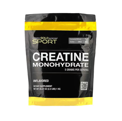 CALIFORNIA GOLD NUTRITION SPORT Creatine Monohydrate 35.27 oz (2.2 LBS) 1 KG Unflavored
